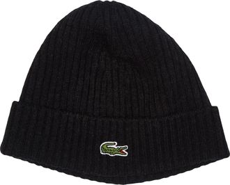 Lacoste Mens RB4162 Beanie Hat, Foudre Chine, One Size