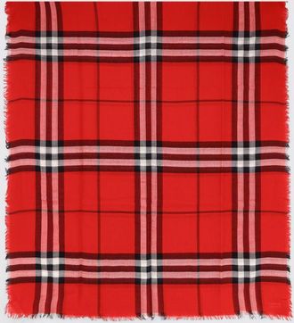 Burberry Scarf BURBERRY Woman color Red