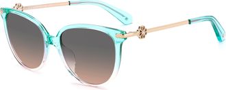 Kate Spade New York Ladies Green Round Sunglasses KRISTINAGSIWB