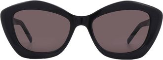 Saint Laurent Grey Cat Eye Ladies Sunglasses SL 68 001 54