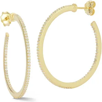 Glaze Jewelry 14K Over Silver Cz Earrings