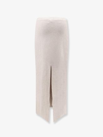 Hev&ograve; Viscose-Blend Skirt - Gray