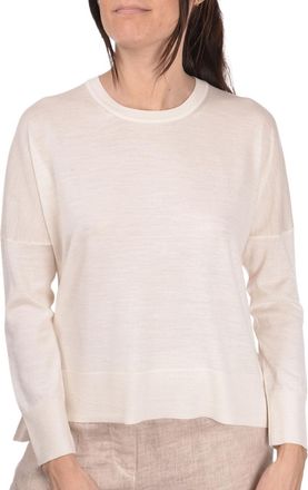 Gran Sasso Grey Lightweight Wool Crew Neck Sweater