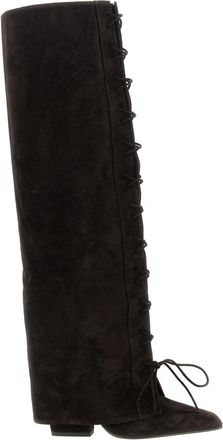 PARIS TEXAS Brown Lace Up Boots