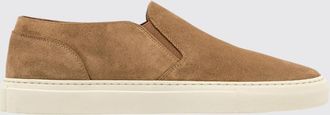 Buttero Brown Suede Slip-On Trainers with Rubber Sole