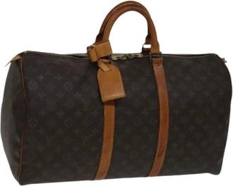 Louis Vuitton Pre-owned Weekend Bags, female, Brown, Size: ONE SIZE Pre-owned Weekend Bag