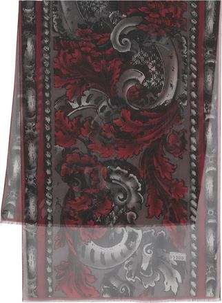 Gianfranco Ferre abstract-print silk scarf - women - Silk - One Size - Black
