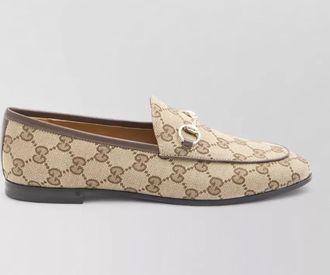 Gucci canvas loafers