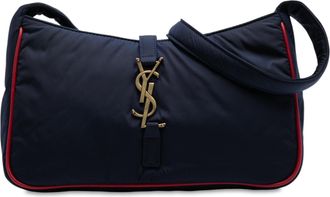 Saint Laurent Tweedehands Nylon Le 5 A 7 Schoudertas