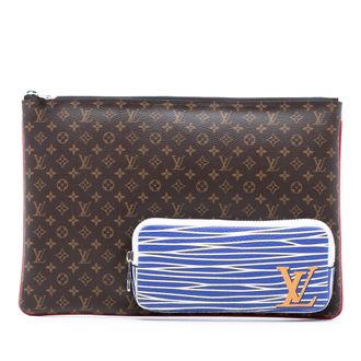 Louis Vuitton Geprepareerde Monogram A4 Multipocket Pochette