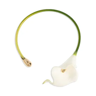 Cult Gaia Calla Lily Choker Necklace