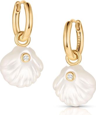 Thatch Coquille Earrings in Mother Of Pearl at Nordstrom