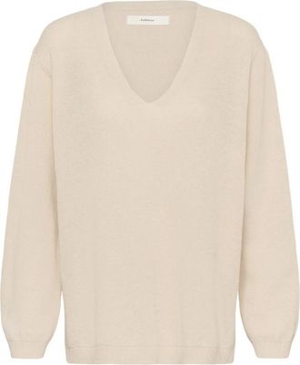 Inwear V-hals Gebreid - Dames - V-hals truien - Beige - M - Truien & Vesten