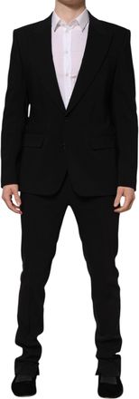 Dolce & Gabbana Black MARTINI Single Breasted 2 Piece Mens Suit