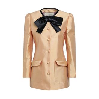 Valentino Garavani Giacca - female - Valentino Garavani - Light Jackets - Brown - XS - Jackets