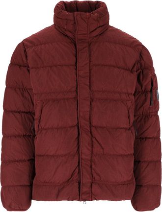 C.P. Company Burgundy Chrome-R Padded Down Jacket