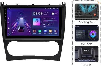 OEM Autorradio Multimedia, Compatible Con Mercedes Benz Clase C W203 2005-2009, V1 Plus (2g 32g)