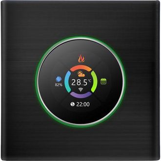 OEM Termostato Intelligente Sixrun, Controllo Wifi, Sistema Domestico Con Controllo Vocale, Facile Installazione E Controllo Remoto Tramite App Intelligen