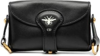 Dior Pre-owned Leren Crossbodytas - Dames - Vintage Schoudertas - Zwart - ONE Size - Leer - Vintage