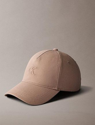 Calvin Klein Katoen canvas pet met logo
