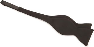 Oliver Brown Bow Tie, Self Tie - Corded Black