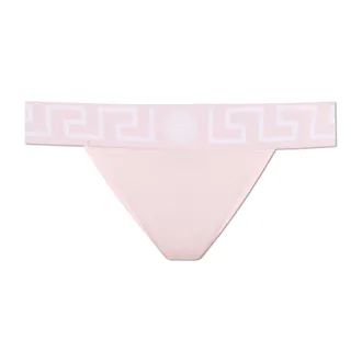 Versace Bottoms, female, Pink, Size: 2XL Cotton-Jersey Thong