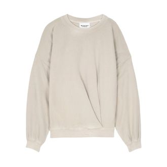 Isabel Marant Sweatshirts, female, Beige, Size: XS Sauria Isabel Sweatshirt