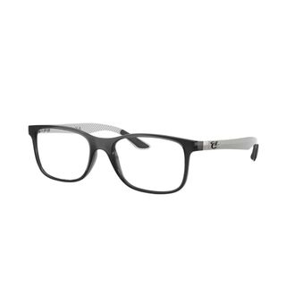 Ray-Ban Glasses, unisex, Gray, Size: 55 MM Square Optical Frame