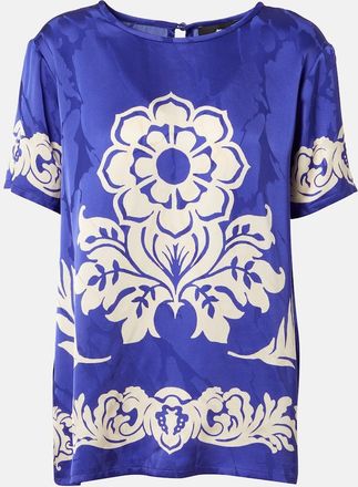 Etro Top in raso con stampa