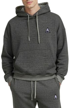 D.RT Oversize Textured Cotton Interlock Hoodie in Grey at Nordstrom, Size Xx-Large