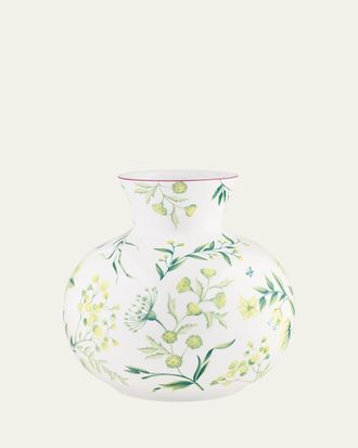 Ginori 1735 Florenza Acanto Spherical Vase, 13 Tall