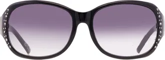 Nine West Smoke Butterfly Ladies Sunglasses 10261999.CGRBLKSMK