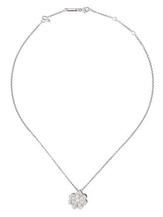 Chopard 18kt white gold Precious Lace Mini-Frou-Frou diamond necklace - Silver
