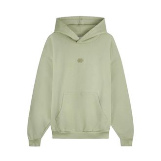 Filling Pieces Hoodies & sweatvesten, Heren, Groen, XS, Katoen, Hoodie Boxy Embroidered