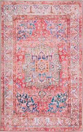 Safavieh Alfombra pelo de poli&eacute;ster rosa / crema 152 x 244 cm