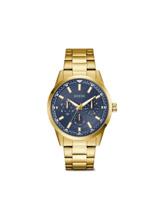 Guess Co Trey 44mm - men - stainless steel/Recycled Stainless Steel - One Size - Blue