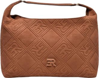Ermanno Scervino Tassen, Dames, Bruin, ONE Size, Polyester, Valentina Hobo