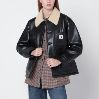 Carhartt Work in Progress Shepton OG Michigan Coat in black