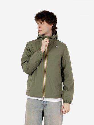 K-Way Jacket stretch nylon jersey green lichen
