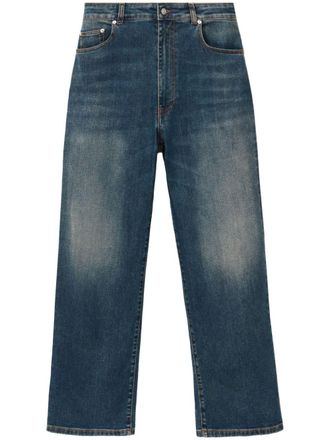 Fabiana Filippi stretch-cotton straight-leg jeans - women - Cotton/Elastane - 36 - Blue