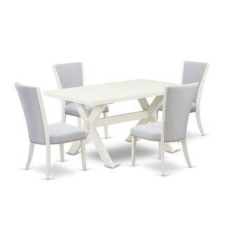East West Furniture 5-Piece Dining Set