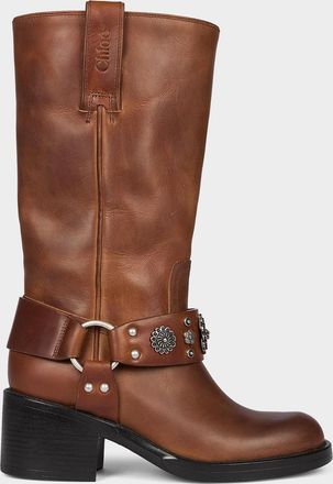 Chlo&eacute; Dakota Leather Riding Boots
