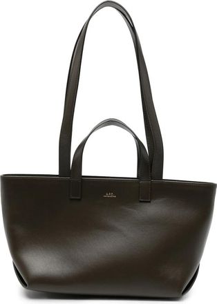 A.P.C. A. p.c. Small Drummer Logo-print Tote Bag