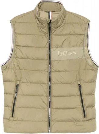 HUGO BOSS H-Cenito Gilet - Heren - Bodywarmers - Groen - M - Polyester - Jassen
