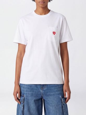 Carhartt Work in Progress T-shirt in cotone a girocollo con tasca a toppa e logo