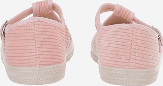 P&egrave;P&egrave; Girls Shoes Ribbed Velvet Pink Fabric