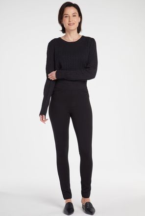 NYDJ Pull-On Legging Broek Sculpt-Her Collectie | Zwart