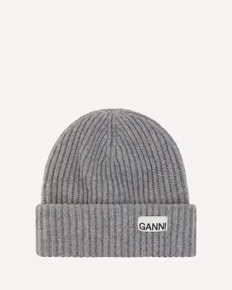 Ganni Beanie Hat Female UNI