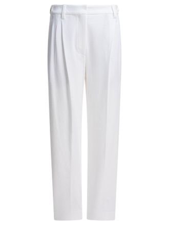 Brunello Cucinelli Witte Katoenen Mix Broek