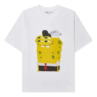 Uniqlo x Cactus Plant Flea Market Spongebob Squarepants UT Graphic T-Shirt White 477914-00